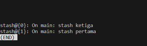 Git Stash Drop